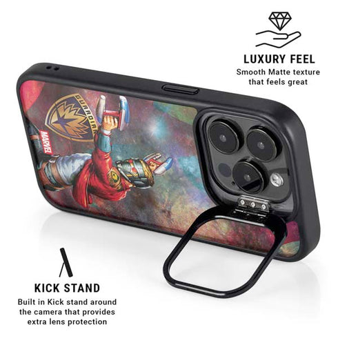 Marvel Star-Lord Cosmic Commander iPhone 15 Pro Max Kickstand Case